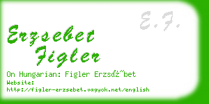 erzsebet figler business card